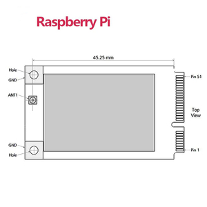 EDATEC-GW1302S लोकवन गेटवे मॉड्यूल us915, सेमी sx1302 बेसेबैंड प्रोसेसर द्वारा संचालित, sx1250 tx/rx फ्रंट-एंड के साथ संवेदनशीलता - Product Image 5