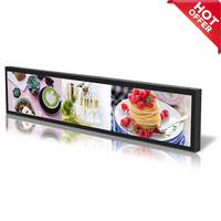 Reproductor de Publicidad Digital VETO LCD para Borde de Estante, Pantalla Ultra Ancha para Supermercados y Tiendas Minoristas