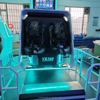 VR 360 Carrousel automatique Drop Tower Kids Indoor Street Amusement Boxe Punch Équipement VR à monnayeur Vente en plein air en métal