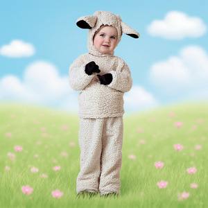 Children's <b>Sheep</b> <b>Costume</b> Performance Wear Halloween Cosplay Outfit Spring 2025 - Product Image 1