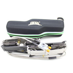 BRSポータブル屋外バックパッキングキャンプハイキングダブルバーナー防風屋外キャンプ折りたたみガスストーブツーリストバーナー - Product Image 6