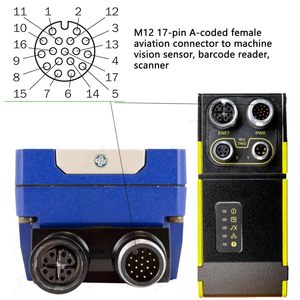 Câble d'alimentation HangTon M12 17 broches pour capteur de système de vision industrielle - Product Image 3