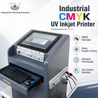 Système d'impression jet d'encre UV industriel IPS-CUV33 CMYK 1440*300 dpi, hauteur d'impression 33 mm pour logos, graphiques, images, codage de date d'expiration