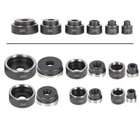Machine industrielle, kit d'outils de poinçonnage hydraulique en acier de 10 tonnes, 22-60 mm, 6 matrices, poinçon pour conduits électriques SYK-8B
