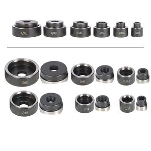 Industrial Machine 10Ton Steel Hydraulic Knockout Punching Tools Set <strong>Kit</strong> 22-60mm 6 Dies <strong>Electrical</strong> Conduit Hole Puncher SYK-8B - Product Image 4