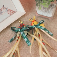 Baguette de chat de Noël avec long ruban – Jouet interactif durable et résistant aux morsures pour l'auto-entretenissement et le soulagement de l'ennui