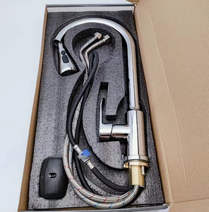 NES-P55 bassin de cuisine pompage <span class=keywords><strong>robinet</strong></span> <span class=keywords><strong>d</strong></span>'eau chaude et froide une clé <span class=keywords><strong>arrêt</strong></span> <span class=keywords><strong>d</strong></span>'eau ménage évier en acier inoxydable télescopique anti-éclaboussures - Product Image 4