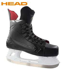 Hockey Skating Flooring Shoes Oem Hockey Skates Factory OEM HEAD Brand Cold Resistance Synthetic Ice Black PVC Cotton Fabric Men