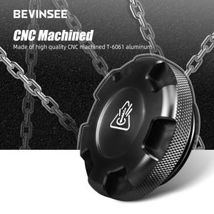 Tapa de expansión de tapa de tanque de refrigerante de aluminio BEVINSEE #3C0121321 para Audi S3 8V 8Y para VW t-roc <span class=keywords><strong>R</strong></span> 2,0 TSI <span class=keywords><strong>2019</strong></span> + para Skoda #91311929 - Product Image 3