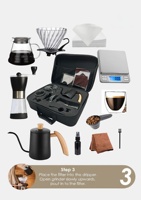 Offre Spéciale : Ensemble Moulin à Café Personnalisable avec LOGO, Écologique, Design Minimaliste, Emballage Cadeau Premium