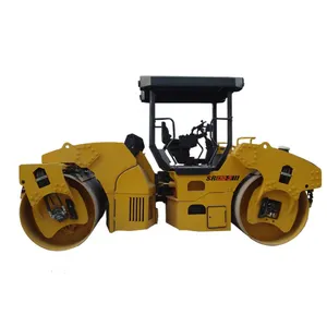 Roda Baja Ganda Tangan Roller Compactor Tangan SR13D Dioperasikan Roller Aspal