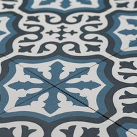 Azulejo Decorativo Clásico de Londres, 12x12 Pulgadas, para Piso y Pared