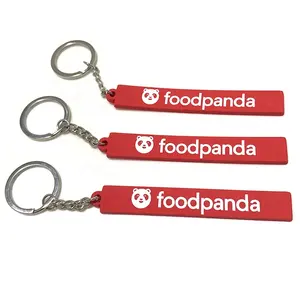 Guangzhou Keychain Manufacturer Cartoon Key Ring Mini Cute Panda Jewellery Custom Soft Rubber PVC Keychains