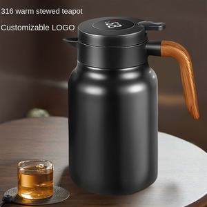 Bouilloire <span class=keywords><strong>isotherme</strong></span> en acier inoxydable 316 de grande capacité Thermos domestique portable Séparation de l'eau du thé Gobelets <span class=keywords><strong>Théière</strong></span> étouffante - Product Image 1