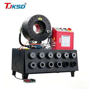 4 Inch Hose Crimping Machine 2100T Crimp Force 6-102mm Foot Button Automatic Control Crimper for Heavy <strong>Mining</strong> Hydraulic Hose - Product Image 3