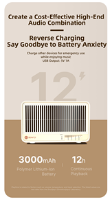 2025 New Chất Lượng Cao Xách Tay Máy Nghe Nhạc Âm Thanh <span class=keywords><strong>2</strong></span>.<span class=keywords><strong>1</strong></span> Không Dây Loa Siêu Trầm Rạp Hát Tại Nhà USB Loa Bluetooth Di Động - Product Image 6