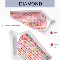 Peintures au diamant personnalisées populaires, art de l'anime, fille, diamants ronds complets, broderie, peintures au diamant faites à la main