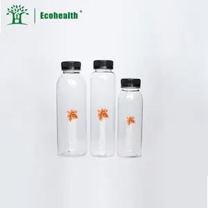 2020 Factory Best Supplier Biodegradable PLA Plastic Bottle 350ml Compostable PLA Water Bottle Milk Juice Bottle