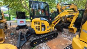 Alta qualità, bassa ora di lavoro, 3-ton <span class=keywords><strong>Komatsu</strong></span> PC35MR usato Mini escavatore cingolato per uso agricolo e domestico. - Product Image 2