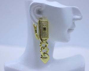 Collar de cadena cubana de estilo moderno Unisex de oro de 14K, conjunto de joyería de lujo de hip hop fino de alta calidad, conjuntos de bisutería para mujer - Product Image 5