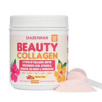 Poudre de protéines de collagène beauté, mélange de baies - Améliore l'élasticité et l'hydratation de la peau - Favorise la santé des cheveux et des ongles - Pour adultes - Aliment santé