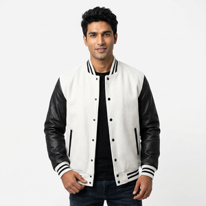 Custom Men <b>Women</b> Youth Varsity Baseball <b>Bomber</b> <b>Jackets</b> <b>Lightweight</b> Stand Front Waterproof Breathable Personalized Stitched Name - Product Image 1