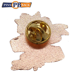 Hard enamel pins with glitter - 2" hard enamel lapel pins silver plated customized - Product Image 6