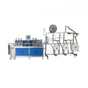 Fully automatic 3 ply nonwoven fabric disposable facemask anti dust facial face masks making machine production line