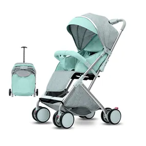 2019 Factory Wholesale Lightweight Multifunctional Baby Stroller with Sunshade Canopy Umbrella Baby Pram