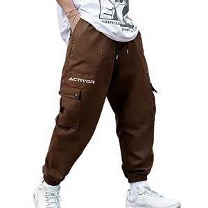 <b>Men's</b> Summer Outdoor <b>Overalls</b> Breathable Midweight Polyester/Cotton Utility Pants Multi Pocket Tactical Hiking Camping Elastic - Product Image 1