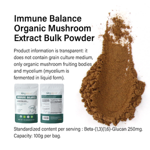 AMULYN 10 en 1 Extrait de Complexe de Champignons Biologiques en <span class=keywords><strong>Poudre</strong></span> 25% Bêta-D Glucane Mélange Reishi Chaga Cordyceps Crinière de Lion 100g - Product Image 3