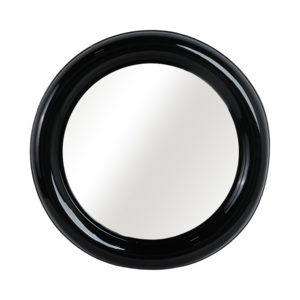 Specchio da parete rotondo con cornice in metallo per vanità, camera da letto, bagno o ufficio, elemento decorativo per dormitorio, scrivania trucco. - Product Image 1
