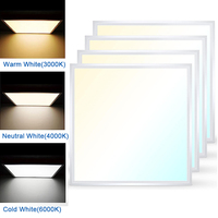 CE monté en surface RoHS 60x60 30x120 3000-6500k 220-240v Panneau lumineux Led plat commercial avec kit d'urgence