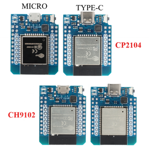 D1 MINI <span class=keywords><strong>ESP32</strong></span> WiFi + BLE ESP-32 CH9102 <span class=keywords><strong>CP2104</strong></span> Puce série Internet des objets Carte de développement Interface MICRO/TYPE-C - Product Image 2