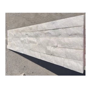 2022 nóng bán giá cả cạnh tranh Trung Quốc bán buôn đá cẩm thạch trắng tự nhiên thạch anh bên ngoài hiện đại gờ đá văn hóa Veneer - Product Image 3