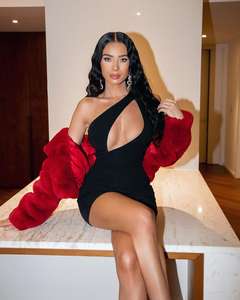 Robes de soirée <span class=keywords><strong>et</strong></span> de club asymétriques à col en V <span class=keywords><strong>et</strong></span> découpe, mini, design tendance - Product Image 4