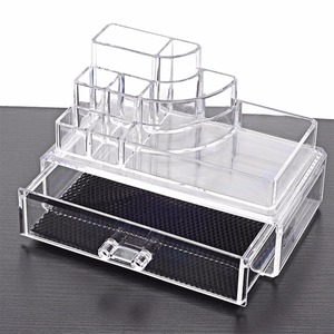 Profesional personalizado barato <span class=keywords><strong>de</strong></span> plástico vacía organizador <span class=keywords><strong>de</strong></span> maquillaje <span class=keywords><strong>de</strong></span> acrílico <span class=keywords><strong>caja</strong></span> <span class=keywords><strong>de</strong></span> venta al por mayor - Product Image 2