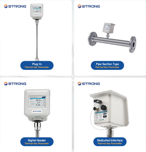 多言語対応 OEM/ODM ステンレス鋼 熱式質量流量計 LCDタッチスクリーン リアルタイム携帯電話制御 圧縮空気・ガス用 - Product Image 6