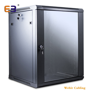 Boîtier de données télécom 19'' avec porte vitrée <span class=keywords><strong>9U</strong></span>, armoire réseau murale, <span class=keywords><strong>coffret</strong></span> portable pour serveur et commutateur <span class=keywords><strong>informatique</strong></span>, en stock - Product Image 5
