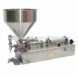 Máquina de llenado de pasta de pistón de cabeza única de alta eficiencia con tolva Máquina de llenado de viscosidad gruesa - Product Image 5