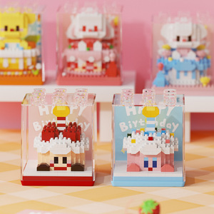 Bloques de construcción de micropartículas, figura de poni bonita, 400-800 piezas, juguete DIY para niños de 5 a 14 años, regalo de cumpleaños unisex - Product Image 3
