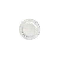 Assiette plate profilée Ø 23,2 cm en céramique blanche Churchill Whvp9