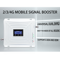 Repetidor de señal móvil 850 1800MHz Amplificador de señal móvil de red/celular/amplificador Venta caliente 2G 4G CE Amplificador de señal blanco