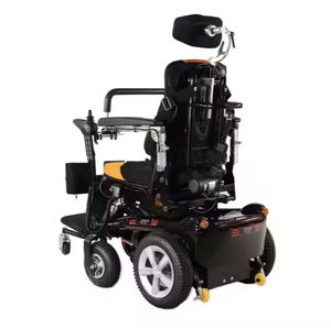 Fauteuil roulant motorisé tout-terrain intelligent, multifonctionnel, à hauteur de siège réglable, inclinable et avec fonction de levage électrique. - Product Image 4