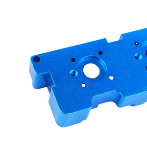 Componente Circular de Aluminio Mecanizado por CNC, Anodizado en Azul - Product Image 6