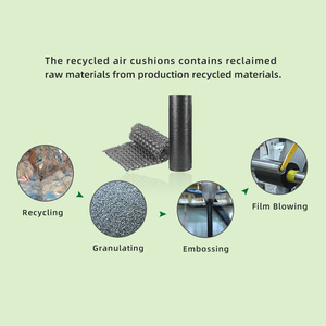 ฟิล์มกันกระแทกแบบฟองอากาศ HDPE รีไซเคิล 100% เป็นมิตรกับสิ่งแวดล้อม วัสดุกันกระแทกแบบเป่าลม ขนาด 400-800 มม. วัสดุเติมเต็มช่องว่างแบบรีไซเคิลได้ - Product Image 5