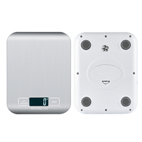 Smart 0.035 Oz / 1 G Multifunctionele Schaal Maatregelen In Gram En Gram Rvs Wegen Digitale Keukenweegschaal