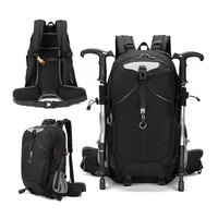 Sac à dos de trekking souple 40L pour l'extérieur, professionnel, imperméable, pour la randonnée, le camping, la montagne, ajustement réglable, unisexe