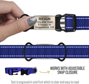 Placa de Identificación para Perro, Acero Inoxidable, Aluminio, Metal, Silicona, Sublimación, Código QR, Hueso, Lujo, Personalizada, Placa de Identificación en Blanco con Nombre para Perro - Product Image 3