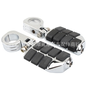 Soporte de Montaje para Reposapiés de Motocicleta Moshark, 32mm 38mm, Cromado, Accesorio para Manillar, Modificación para Harley - Product Image 5